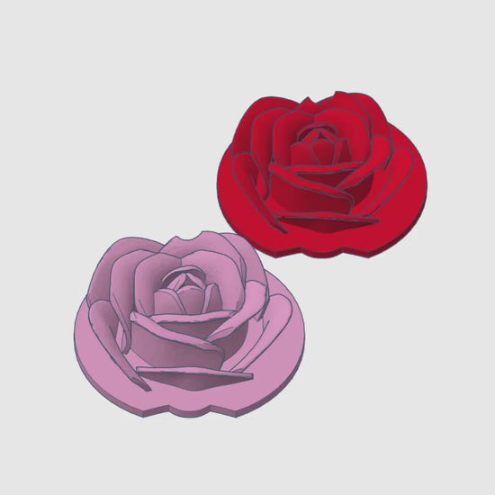 Rose Stanley Cup Topper STL & 3MF Files – 20oz, 30oz and 40oz | Digital Download