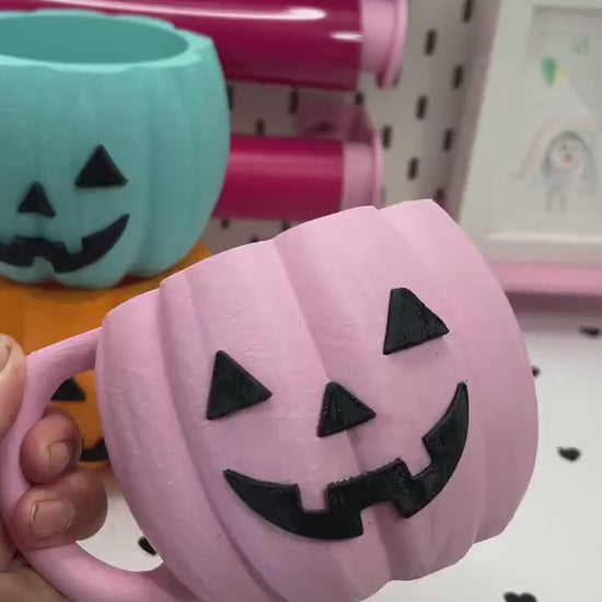 Pumpkin Ice Cream Pint Holder | Ice Cream Sleeve | Spooky Jack-o'-Lantern Ice Cream Pint Holder | Halloween Pint Cozy with Spoon Slot