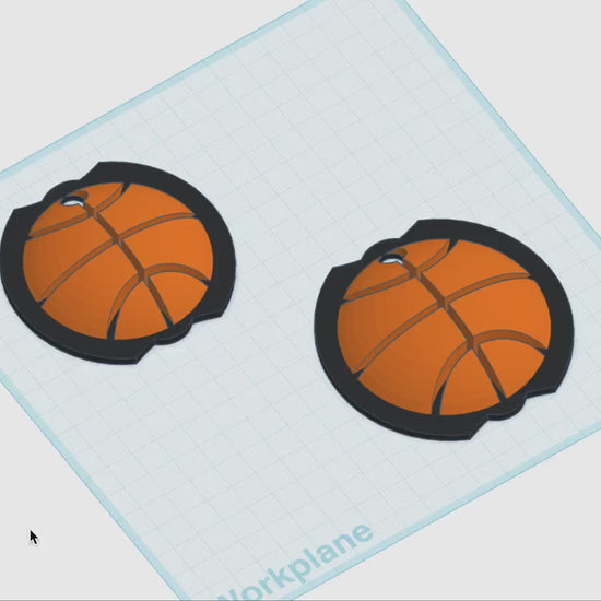 3D Basketball Stanley Cup Topper STL File: Tumbler Accessory (Digital Download