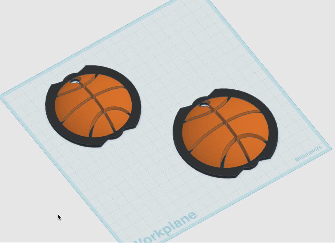 3D Basketball Stanley Cup Topper STL File: Tumbler Accessory (Digital Download