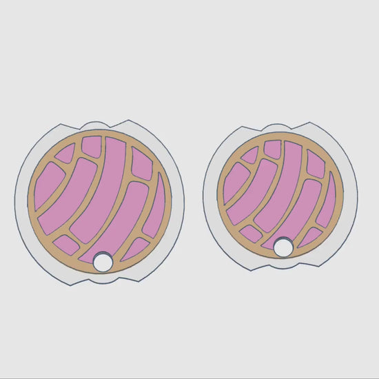 Concha Stanley Topper: Mexican Pan Dulce 3D Print File (Digital Download)